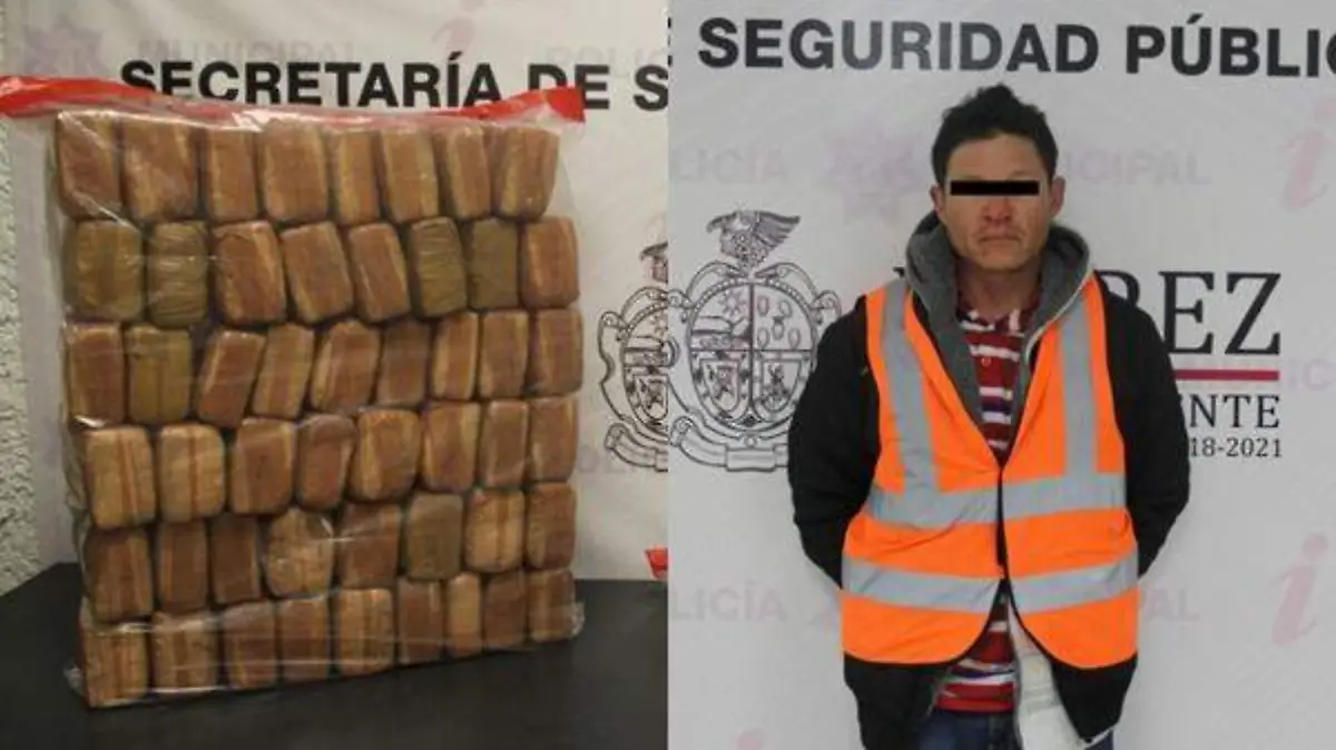 detenido con marihuana